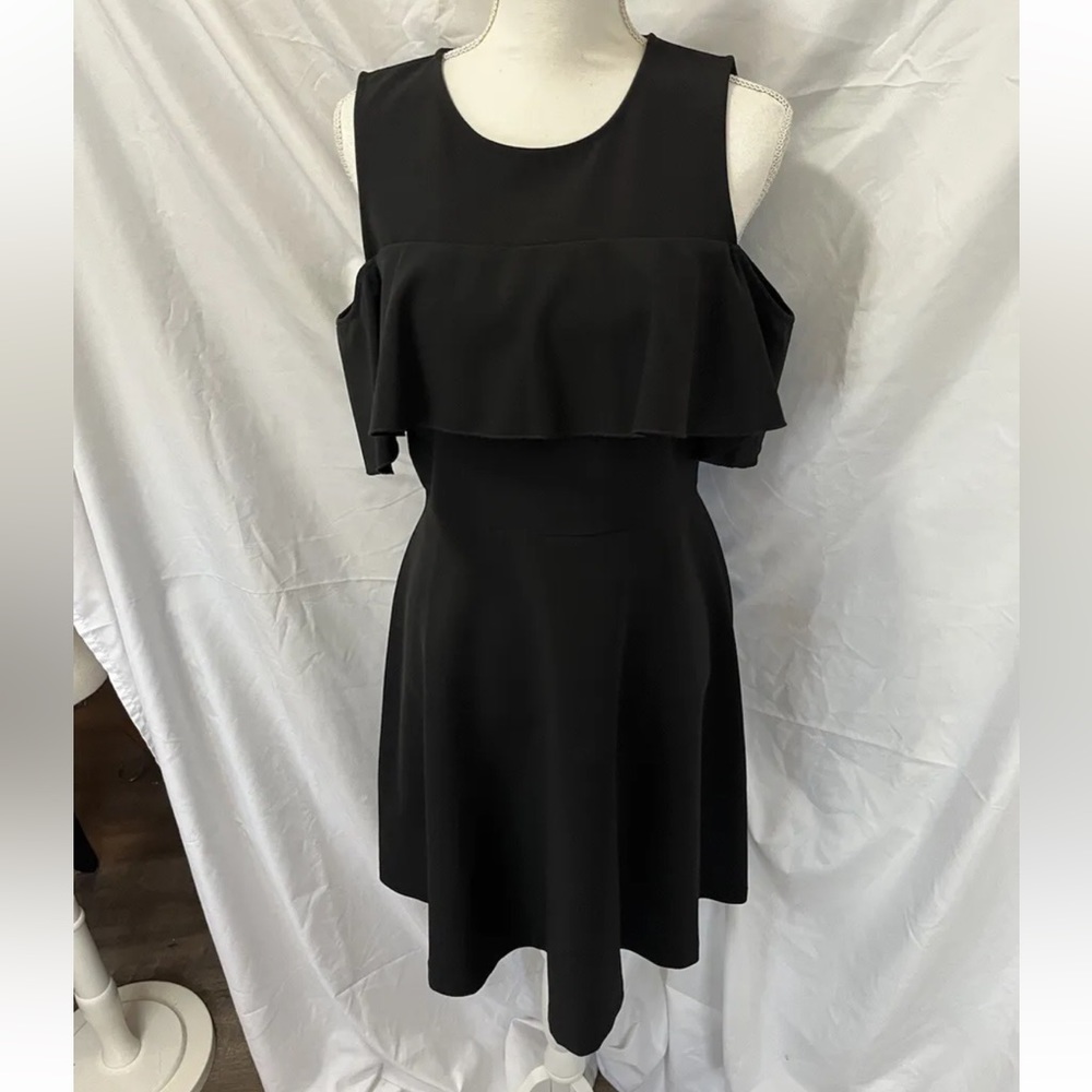 Nanette Lepore Black Fit and Flare Dress